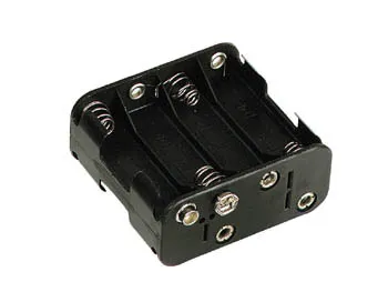 [120949] Batteriholder 8 X AAA Flad snaplås