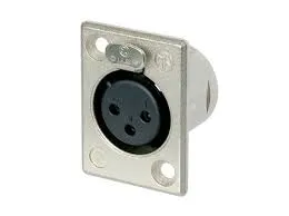 [120971] XLR 3-pol HUN chassis Panel NEUTRIK