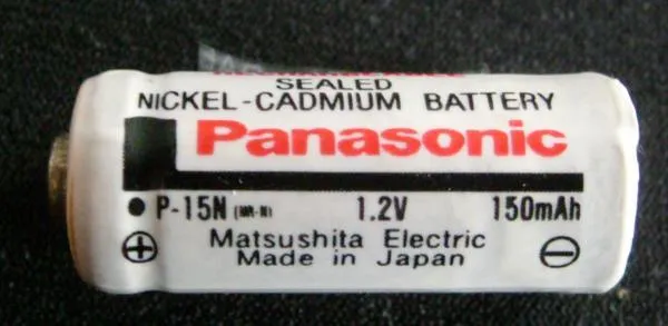 [121287] Ø=11,5x29,5mm. 150mAh NiCd 1,2V