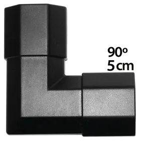 [121829] KNIG BLACK COLOURED CORNER FOR TVS-KN-CC110B