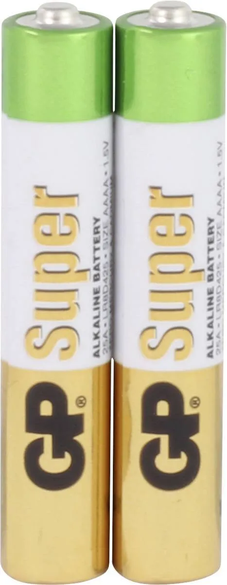 [121866] AAAA Alkaline Batterier, LR61, 1,5V, 2 stk.