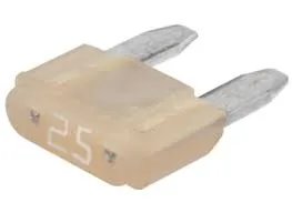 [121961] Automotive Fuse 25A 32V Transparent/Hvid