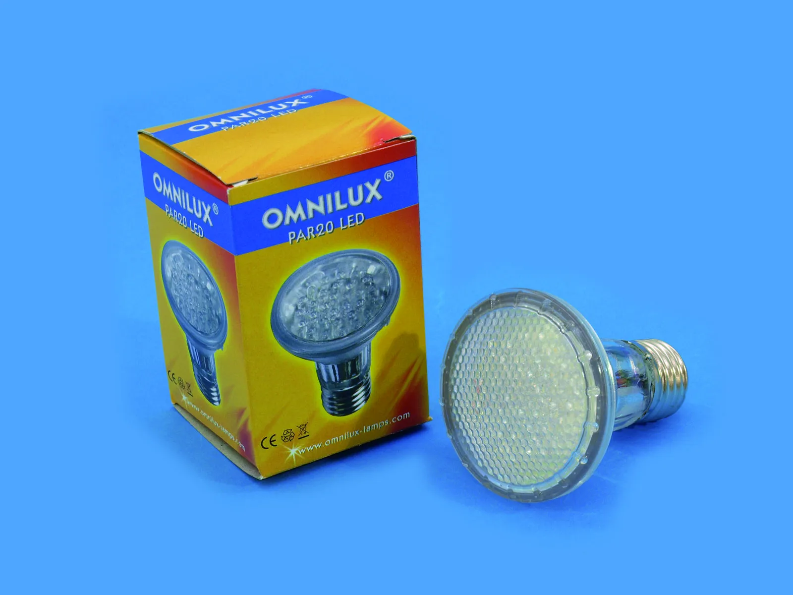 [122201] OMNILUX PAR-20 240V E27 36 LED 5mm 3000K