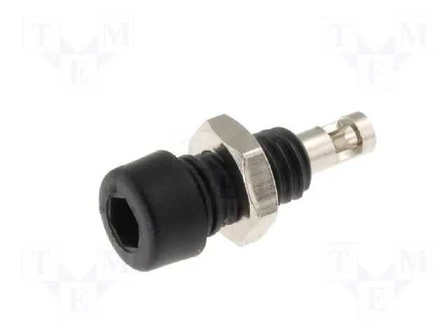 [122464] Laboratoriesokkel ø 2 mm Sort
