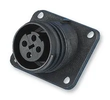 [127010] Flange Mounting Connector Female 4-Pole