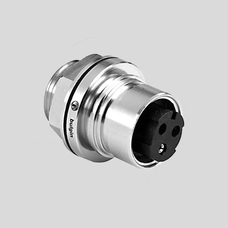 [127044] Metal Chassis Conn. Male 22-Pole Crimp