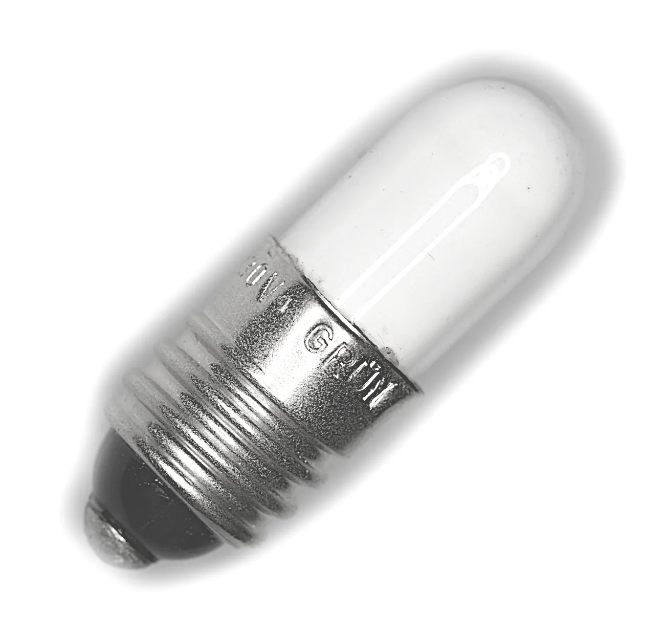 [127763] E10-Lampe 220V GRØN kontrollampe Ø=10x28mm.