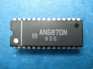 [128880] DUAL FLUORESCENT DISPLAY TUBE DRIVER WITH 18 DOT PEAK HOLD 	DIP-28
