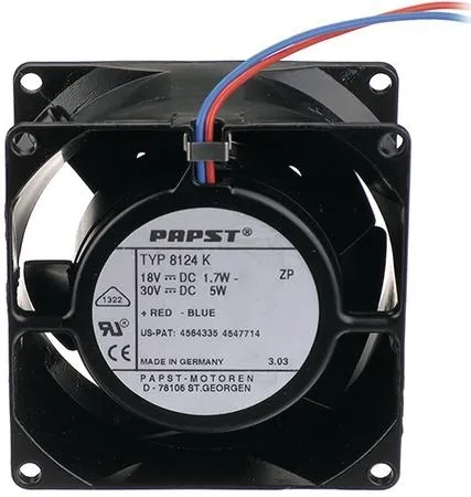 [129033] Fan 24V 80x38 B xxm³/h 39dBA 3,0W
