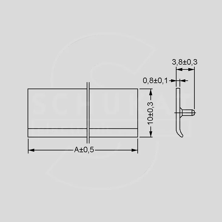 [129460] Cover for Terminal Blocks 8-Pole P9,5