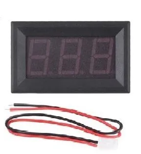 [129681] Panel voltmeter, DC 4-30V - GRØN