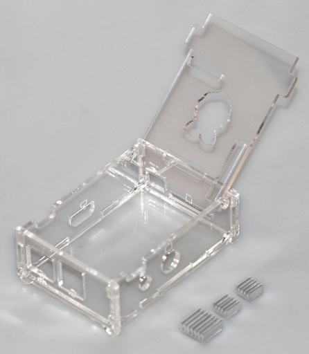 [129703] Enclosure Kit for Raspberry Pi, inkl. heatsinks