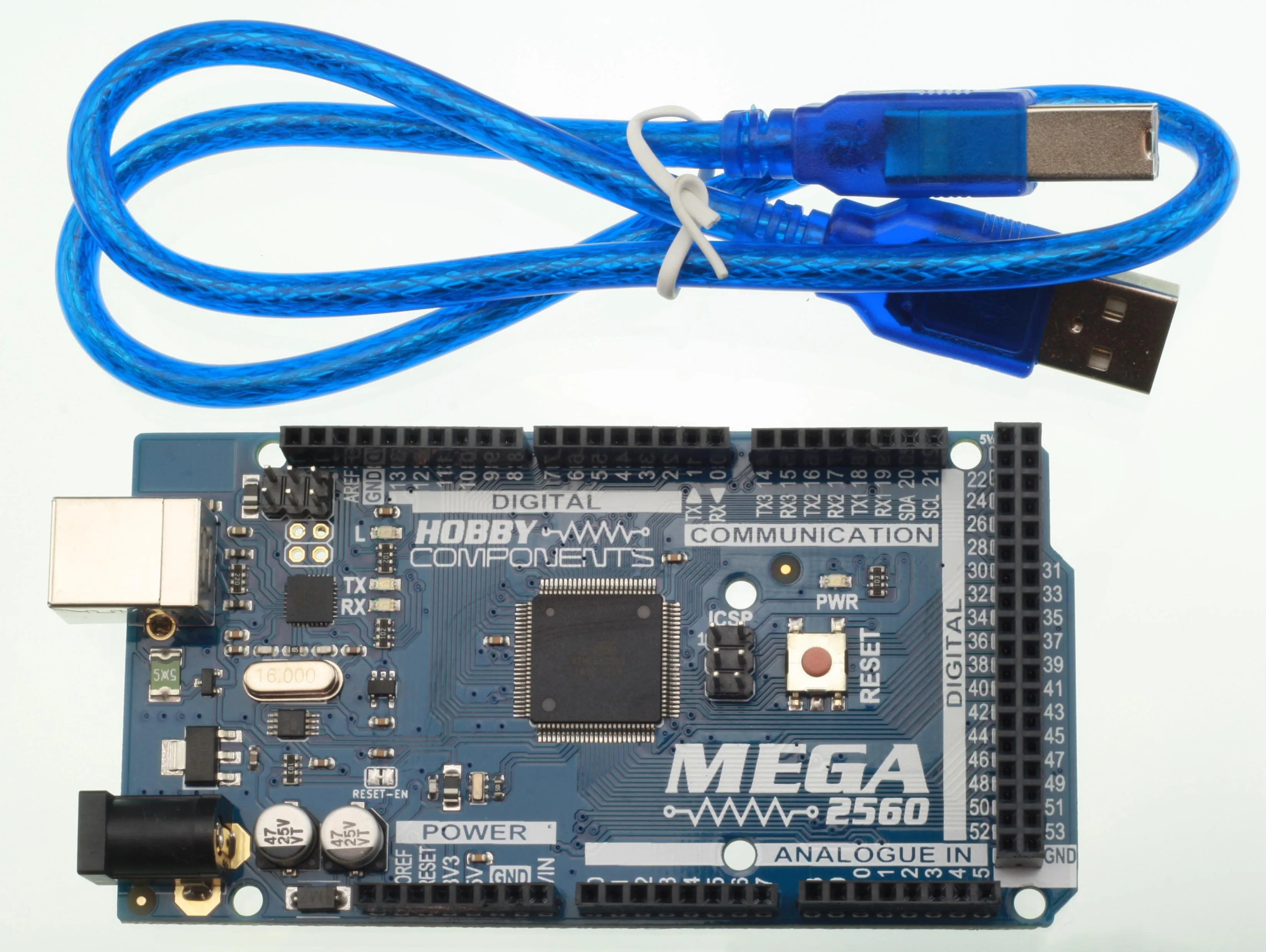 [129705] Revision 3 Arduino compatible Mega 2560 ATmega2560-16AU Board