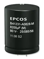 [130693] El-Capacitor 8200µF/80V 35x45mm snap-in