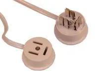 [130786] Telefonkabel 3pol stik HAN/HUN 3m, HVID