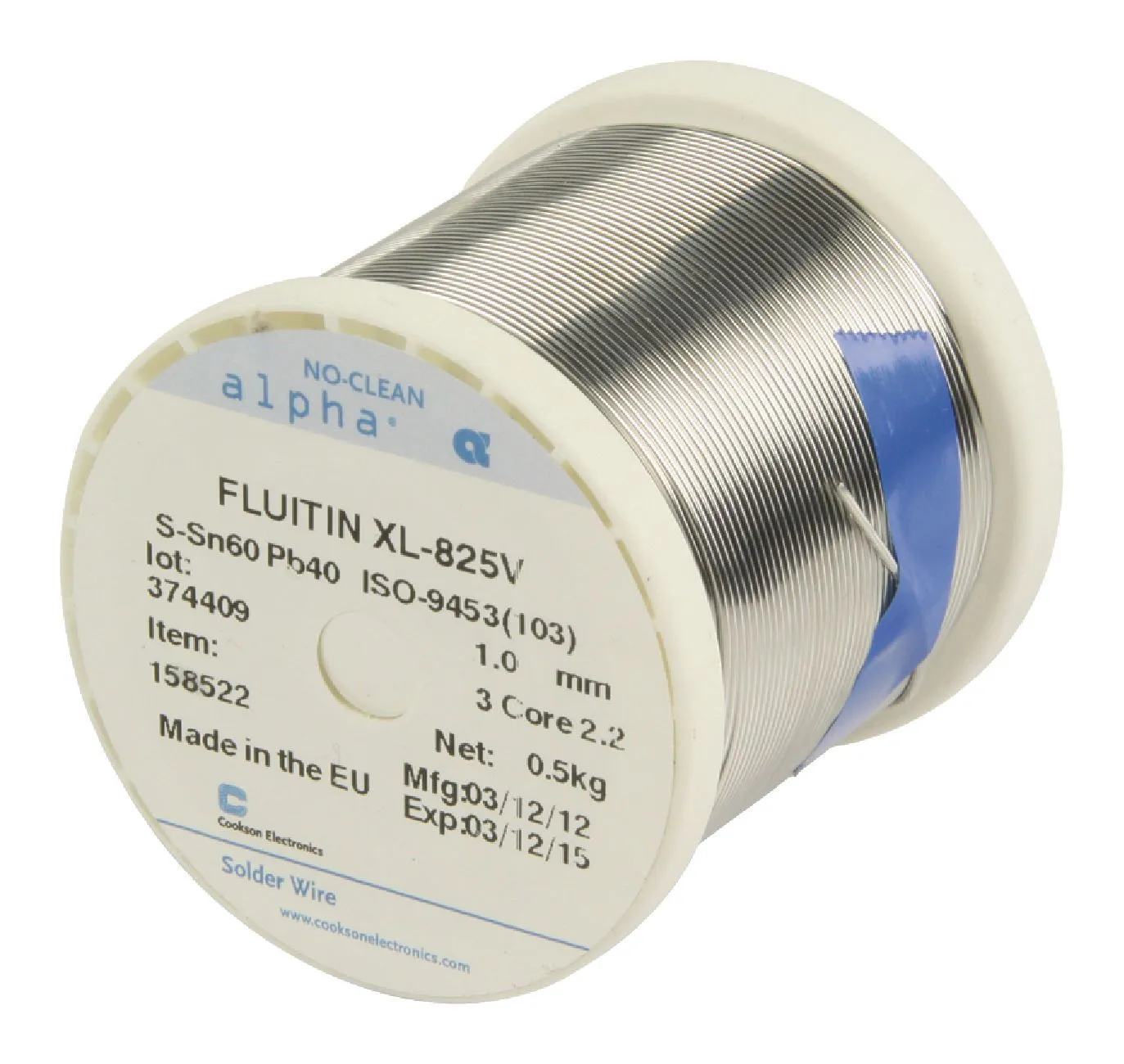 Blyholdig Loddetin 1mm Sn60/Pb40 500g | Elektronik Lavpris