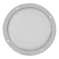 [97760] SG-08 højttalergitter 8"" med metal kant, Lysegrå