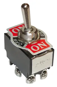 [97822] Switch 2-pol 10A ON/OFF/ON MED SKILT KN3(B)-203A