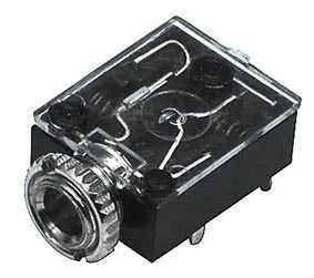 [99332] 3.5mm stereo jack chassis PCB m/2P. Afbr.