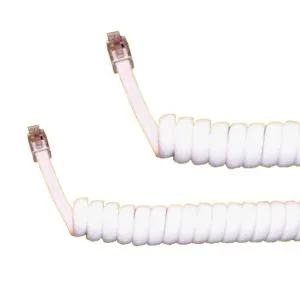 [99941] RJ10-RJ10 HAN/HAN spiralkabel, 2m, (40cm.) HVID