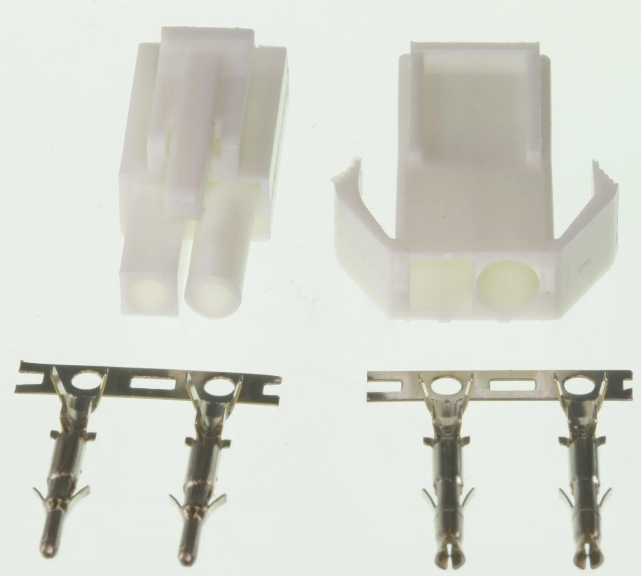 [99945] Tamiya stiksæt 4,5mm 2-POL/1 Rækker