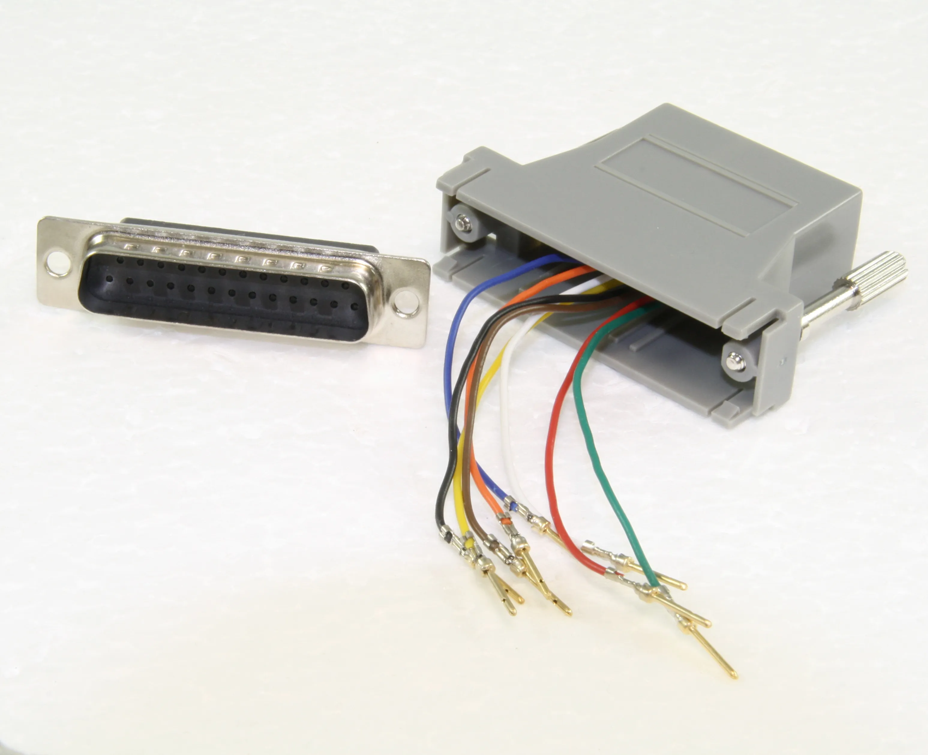[99986] Jumperbox RJ45 (8P8C) hun - DSUB 25 han