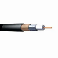 [100041] 6,5mm Coax-jordkabel RG6 75ohm Sort