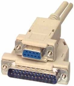 [100117] AT PRINTER CABLE DB9F - DB25M, 1,8m