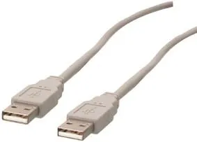 [100168] USB-kabel, standard, A til A, 5 meter