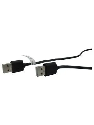 [100170] USB 2.0 kabel, standard, A til A, Sort 0,5 meter