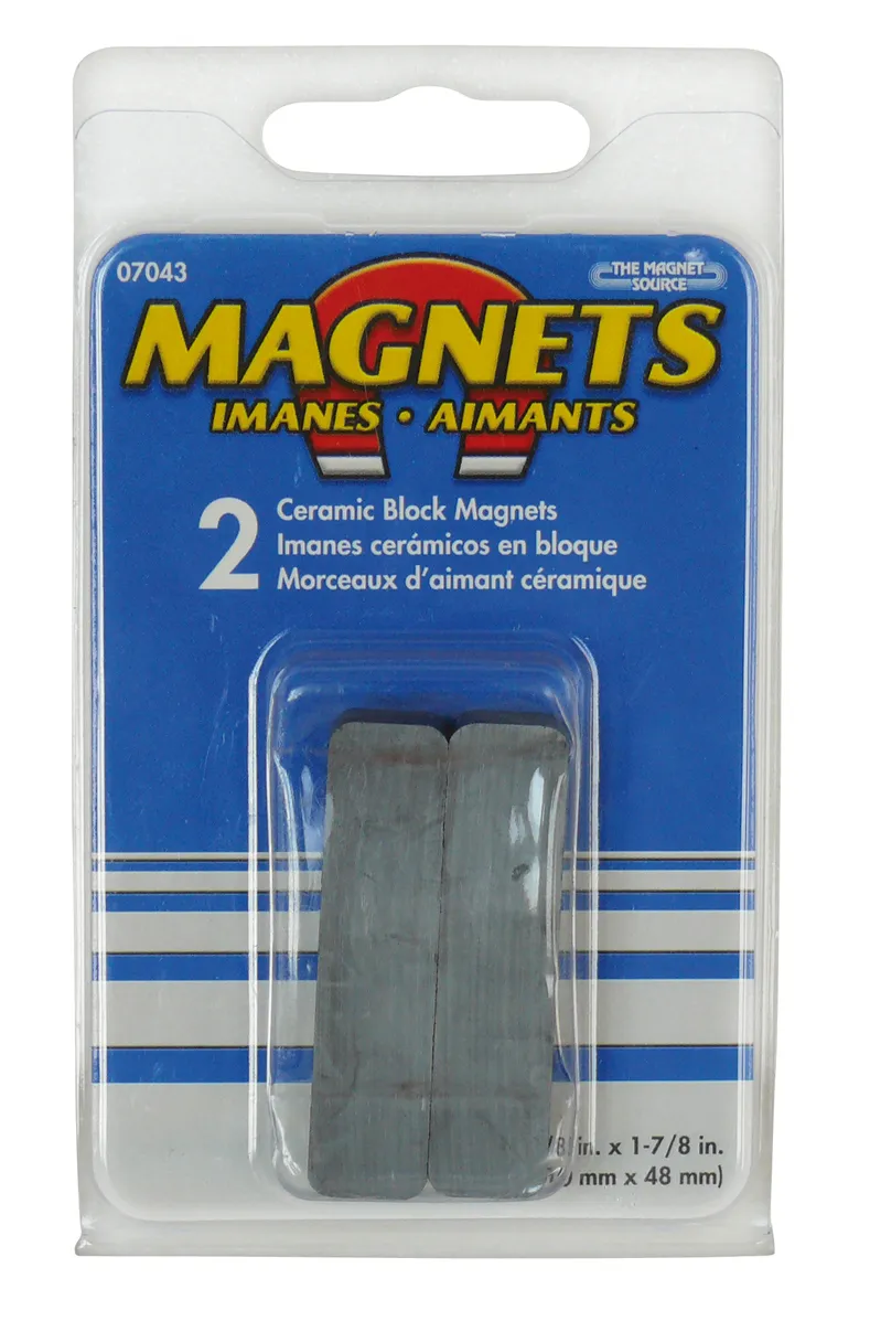 [100249] Rektangulær magnetsæt, 2 stk. 48 x 10 x 10mm