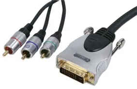 [100262] HQ DVI - Component kabel, 2,5 meter