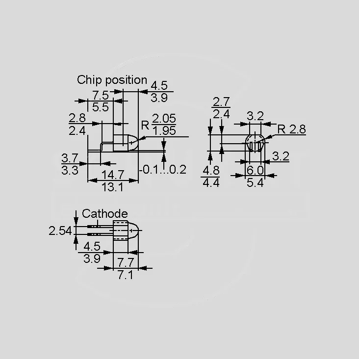 [107789] PIN Photodiode Black 70μA SMR