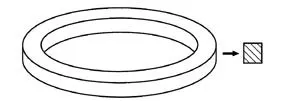 [123550] Firkantrem Ø:106,00 x 2,00 mm