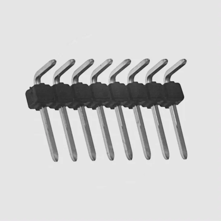 [123936] Pin Header 10-Pole Angled 1R Sn