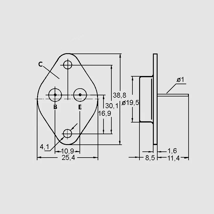 [123959] NPN 80V 10A 150W TO-3