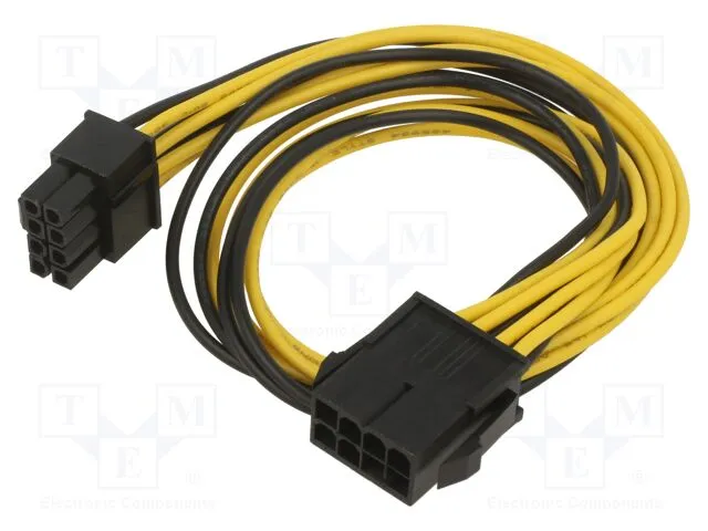 [124049] PC grafikkort strømkabel forlænger PCI-E / PCI Express, 8 pin