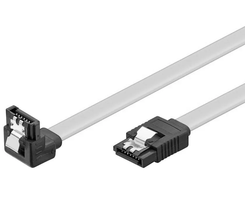 [124081] SATA kabel, L-Type -> L-Type 90°, 20cm