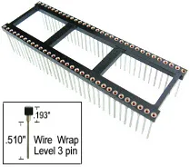 [124342] Wire-Wrap sokkel, DIL64