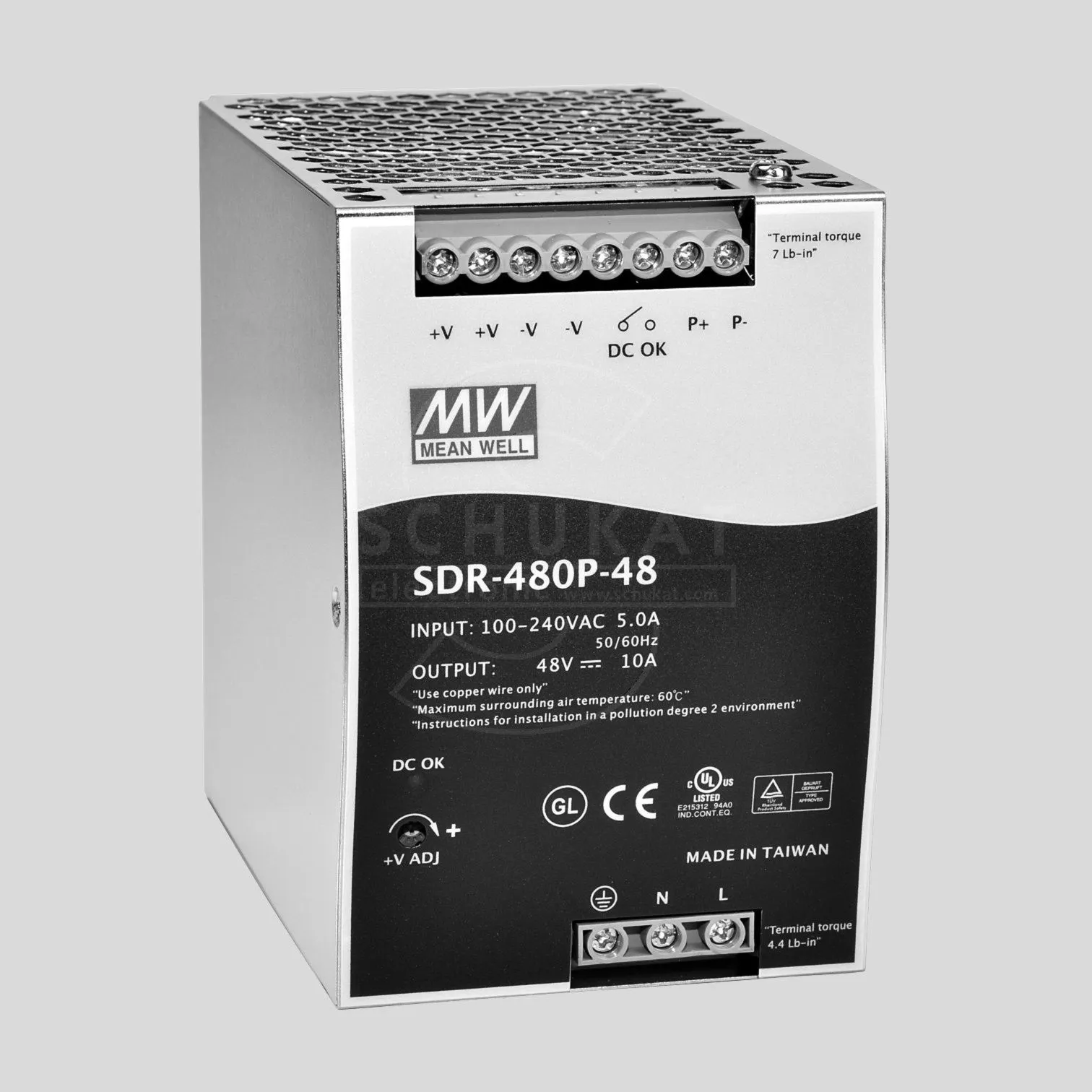 [124575] SPS DIN-Rail 480W 48V/10A parallel