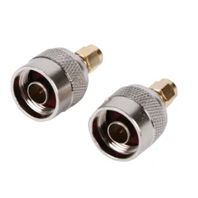 [124773] SMA han - N han adapter gold plated 2 stk