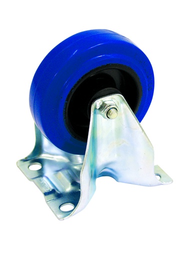 [124883] Transporthjul, Fixed castor, 100mm