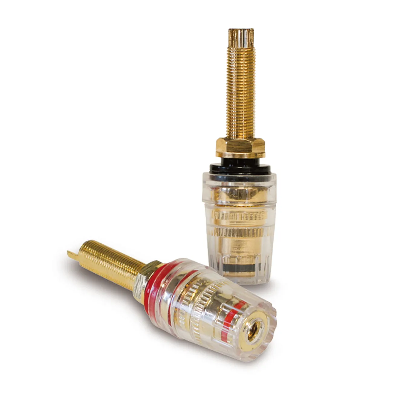 [125036] DYNAVOX Højttalerterminaler ""High end"" sort+rød