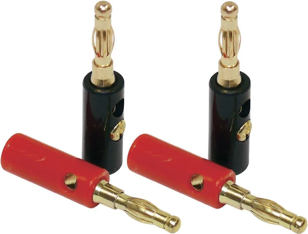 [125291] DYNAVOX bananstik, 2 x RØD + 2 x SORT