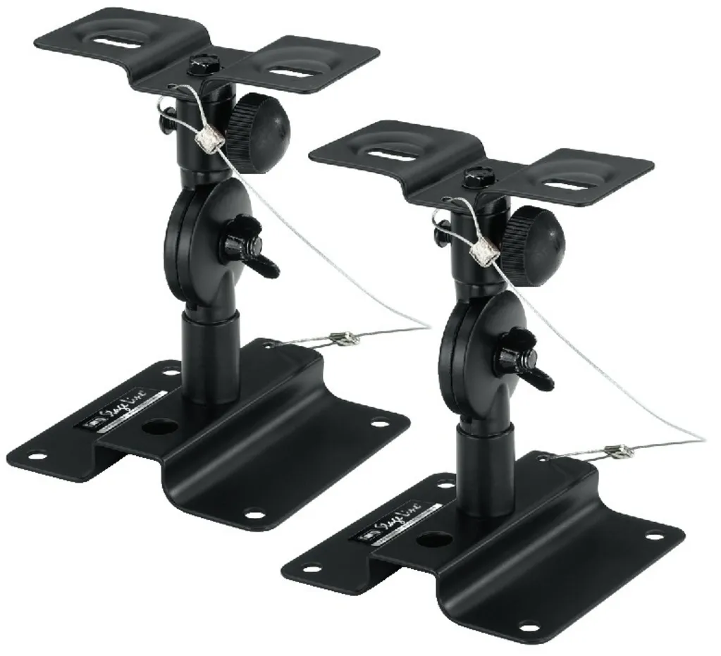 [125834] Universal væg- og loft-ophæng, 2 stk., 8kg, sort