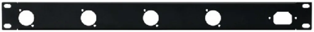 [125984] 19" frontplade 1U 4xXLR