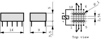 [126060] PANASONIC relay 24VDC 2880R DPDT