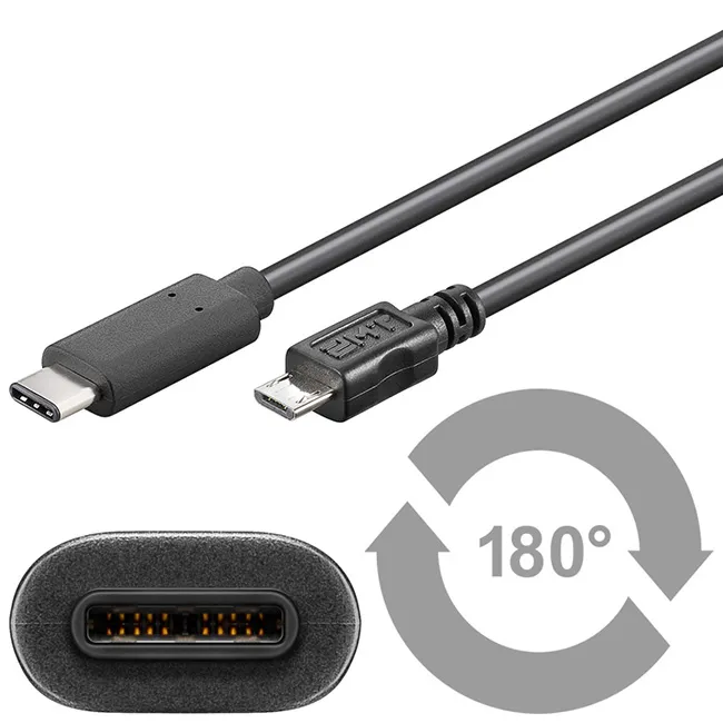 [136768] USB-C til USB 2.0 Micro-B, 1m