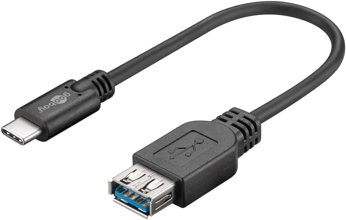 [136770] USB 3.0 hun > USB-C han, OTG, 0,2m