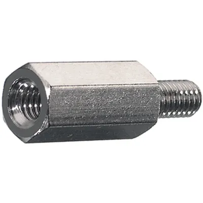 [136862] Afstandsbolt L=15mm. M2,5 UDV.-INDV. GEVIND